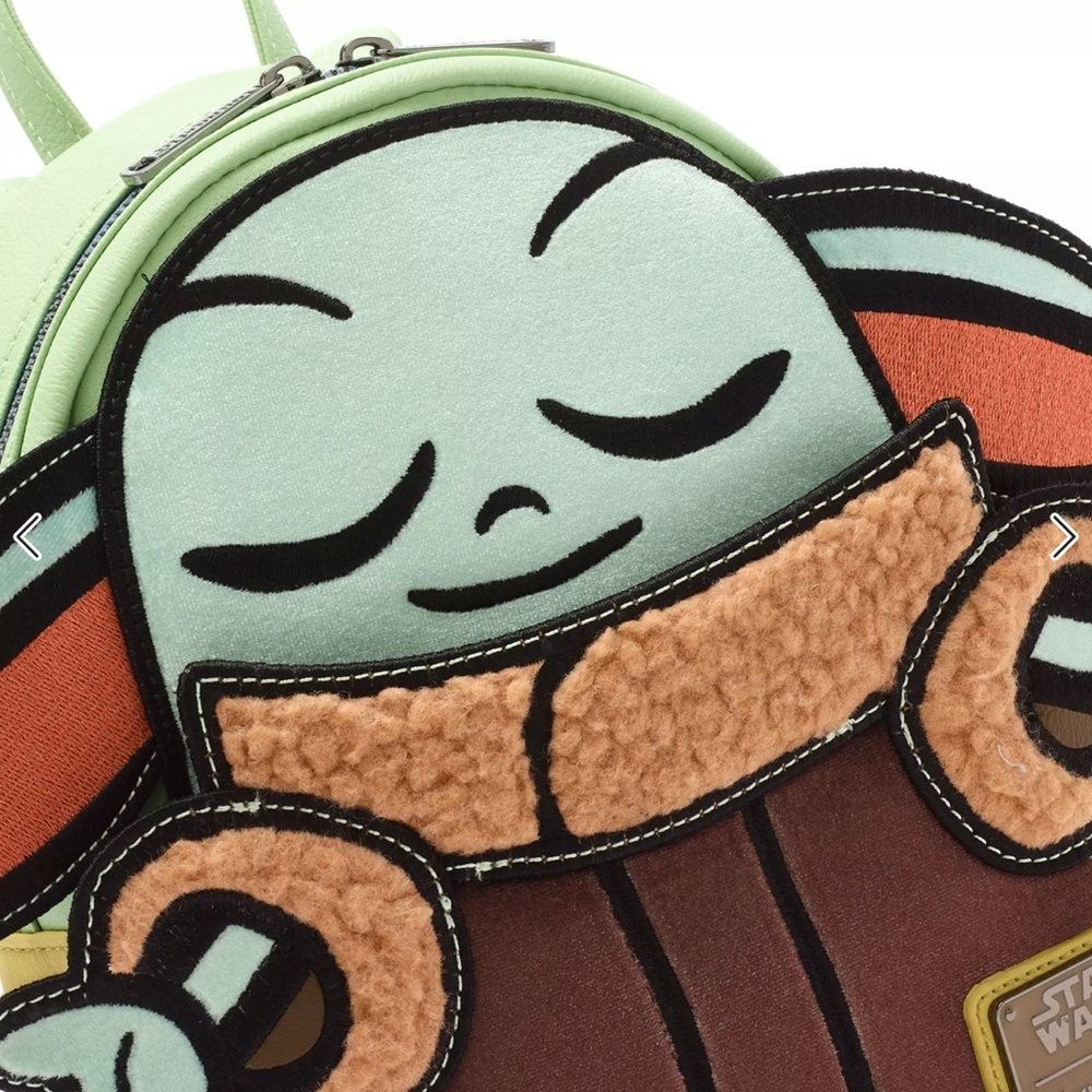 Disney Grogu Loungefly Mini Backpack Star Wars NWT​ - Picture 3 of 8